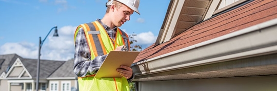 Checking the roof