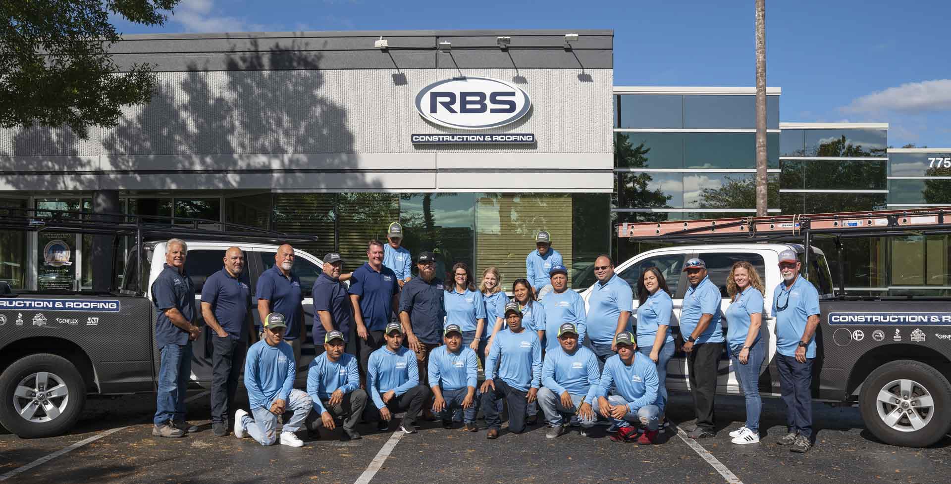 Rbs roofing whole team