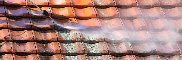 What's the best way to clean roof tiles